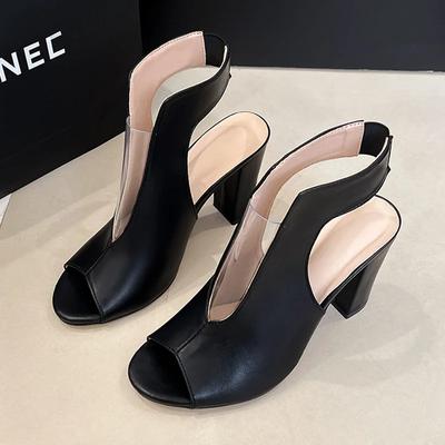 High Heels Frau Sandalen Klobig Mode Bequeme Schuhe Kleid Elegant Pumps Sommer Frau Schuhe mit Absatz 2025 Neu Sandalias De Mujer