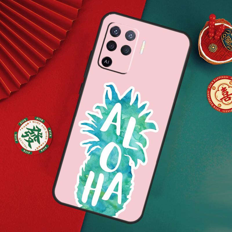 Aloha Beach Life Hawaii Case For Oppo A76 A16 A96 A17 A60 A40 A80 A98 A58 A78 A18 A38 A57 A74 A54 A94 A15 A5 A6 Pro