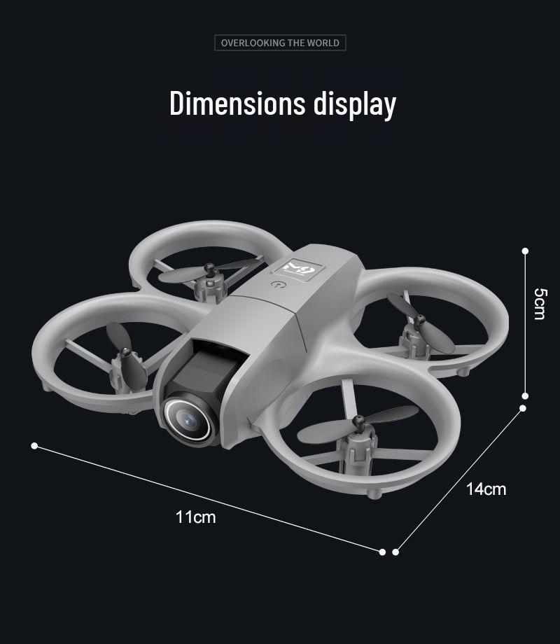 4K Dual-Camera Mini Drone: Adjustable Aerial Photography, Remote-Controlled Flight Toy.