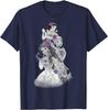 Heiß Mode Lässig Disney Prinzessinnen Trio Blumig Glitzer Grafik T-Shirt T-Shirt S-4XL Vier Jahreszeiten
