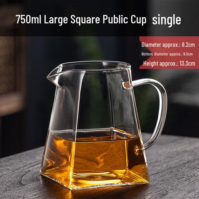 Qīwēi Borosilicate Glass Gongdao Cup with Tea Strainer