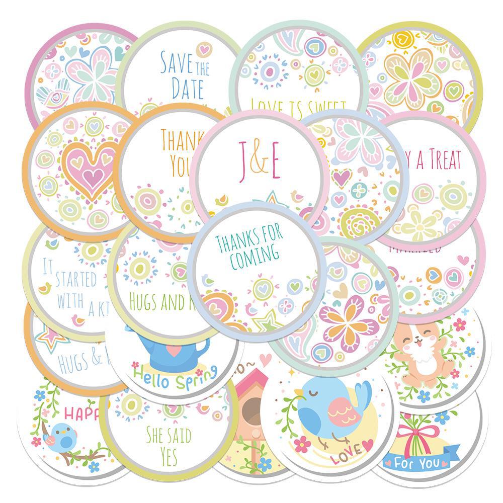 

50 рождественских наклеек для ноутбуков, блокнотов, бутылок с водой, окон и настольных компьютеров WES054