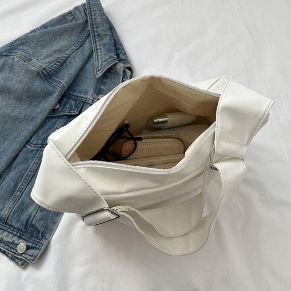 PU Leather Shoulder Bag Women Portable Ladies Tote Bag Fashion Casual Crossbody Bag  Girl