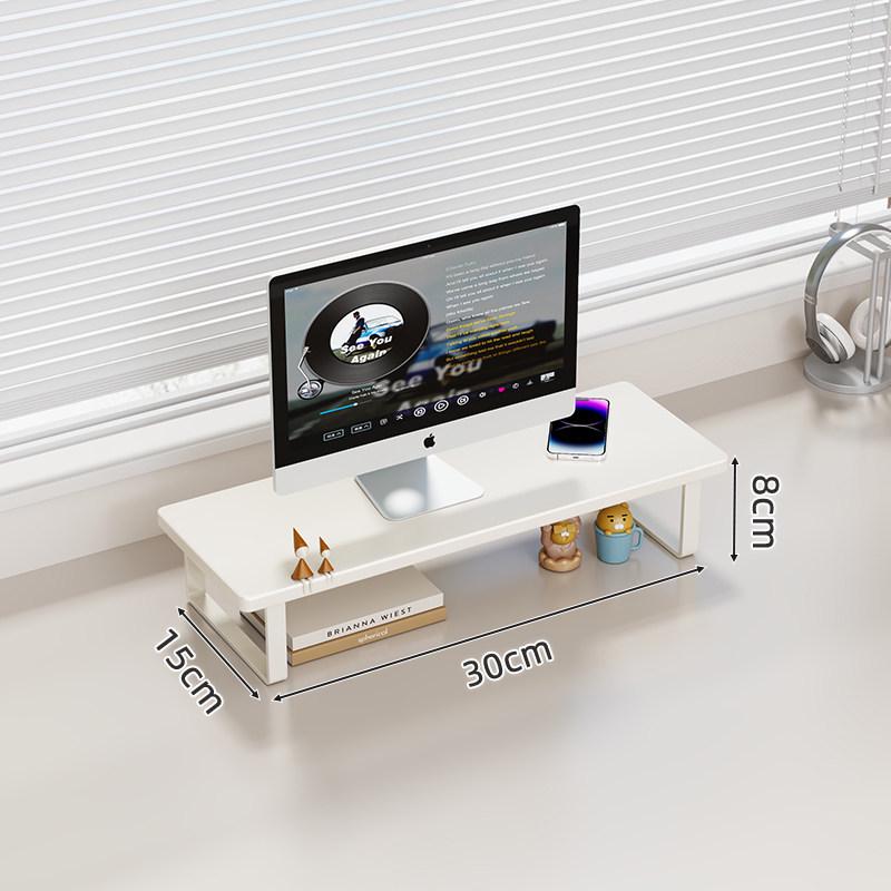 

Monitor Riser Laptop Stand with Keyboard Tray and Desk Storage