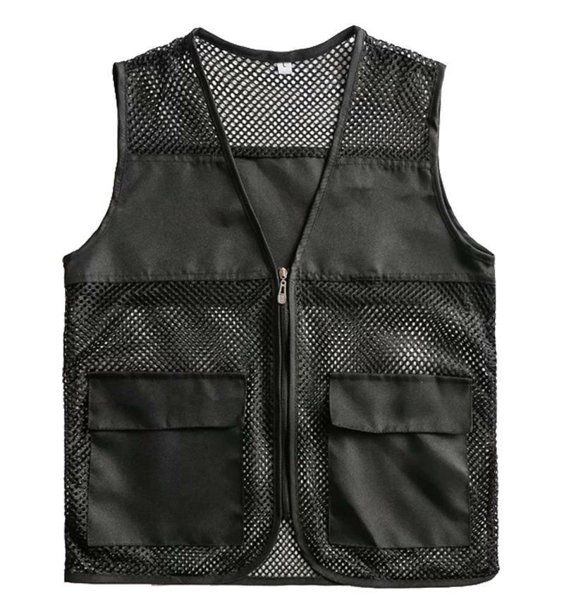Custom Logo Breathable Mesh Reflective Vest for Public Service & Volunteer Activities