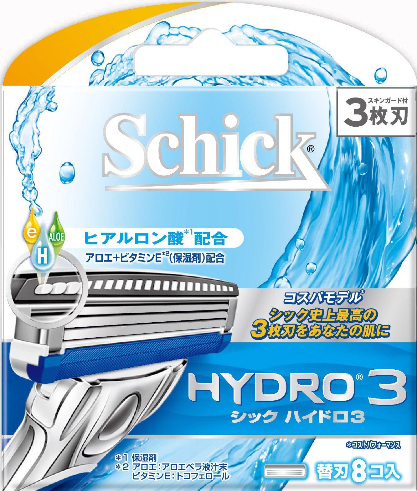 

Schick Hydro 3 Replacement Pack of 8 Blades,