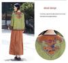 Premium Ethnic-Style Embroidered Satin Jacquard Coat with Frog Button