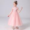 Girls Princess Puffy Lace Flower Girl Party Performance Dress