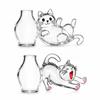 Transparent Cat Whiskers Collection Ornaments Pet Memorial Box  Home Refrigerator Decor
