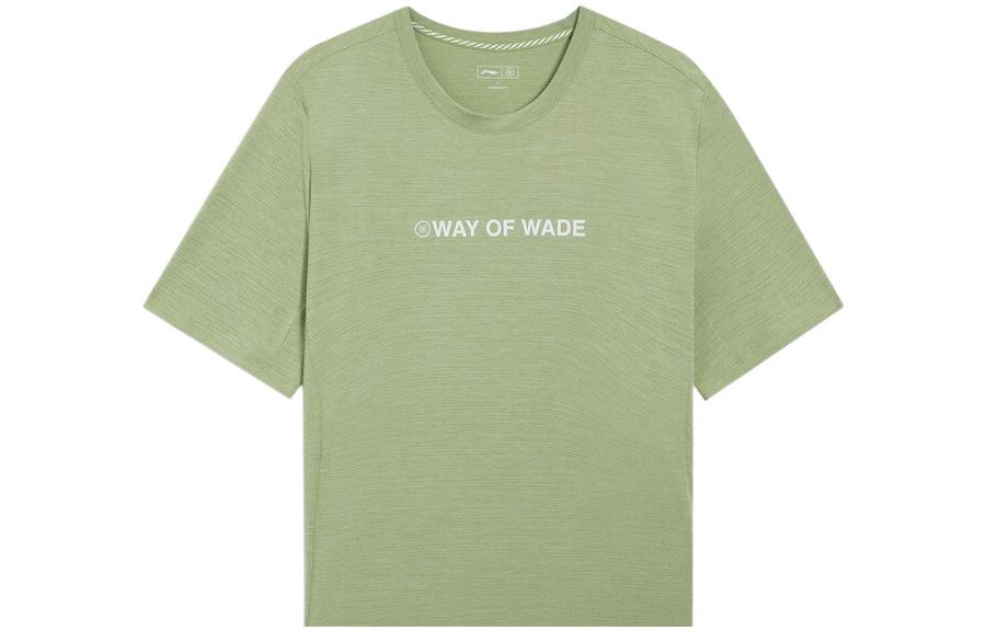 Li Ning Wade Collection T Shirts Men s Crew Neck Moderate Straight Fit ATSS427-5 L