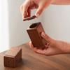 Light Luxury Walnut Wood Toothpick Box Creative Chinese Style Magnetic Suction Toothpick Tube Portable Storage Box Desktop Decor