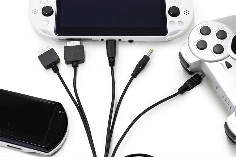 Columbus Circle USB Charging Cable S PS Vita Controller Controller Multi-Game Type-C (for [1000/2000]/PSPgo/PSP [1000/2000/3000]/PS4 [DUALSHOCK4]/PS3