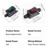 12V-24V Inline Power Cord Switch 30A Junction Box Auto Accessories Marine Rocker Switch