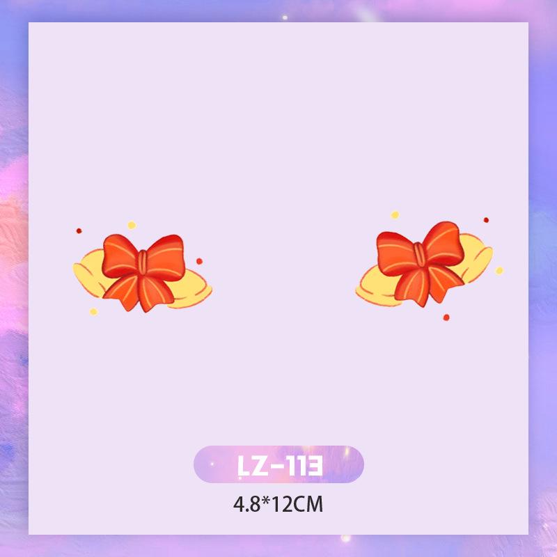 

New Year s Eve Cute Face Stickers: Heart Blush and Temporary Tattoos for Girls Multiple Specifications