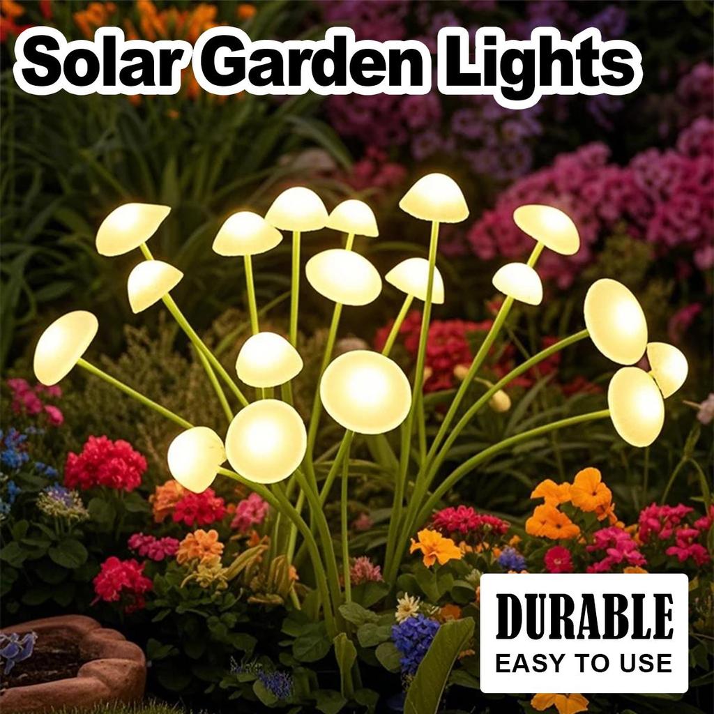 Solar Garden Lights Led Jellyfish Sway For Decoration Yard Outdoor Waterproof Ip65 Outdoor Waterproof Light Light Mushroom Shape