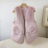Winter imitation fur coat women's autumn and winter new gentle and light age-reducing fur vest looks thin