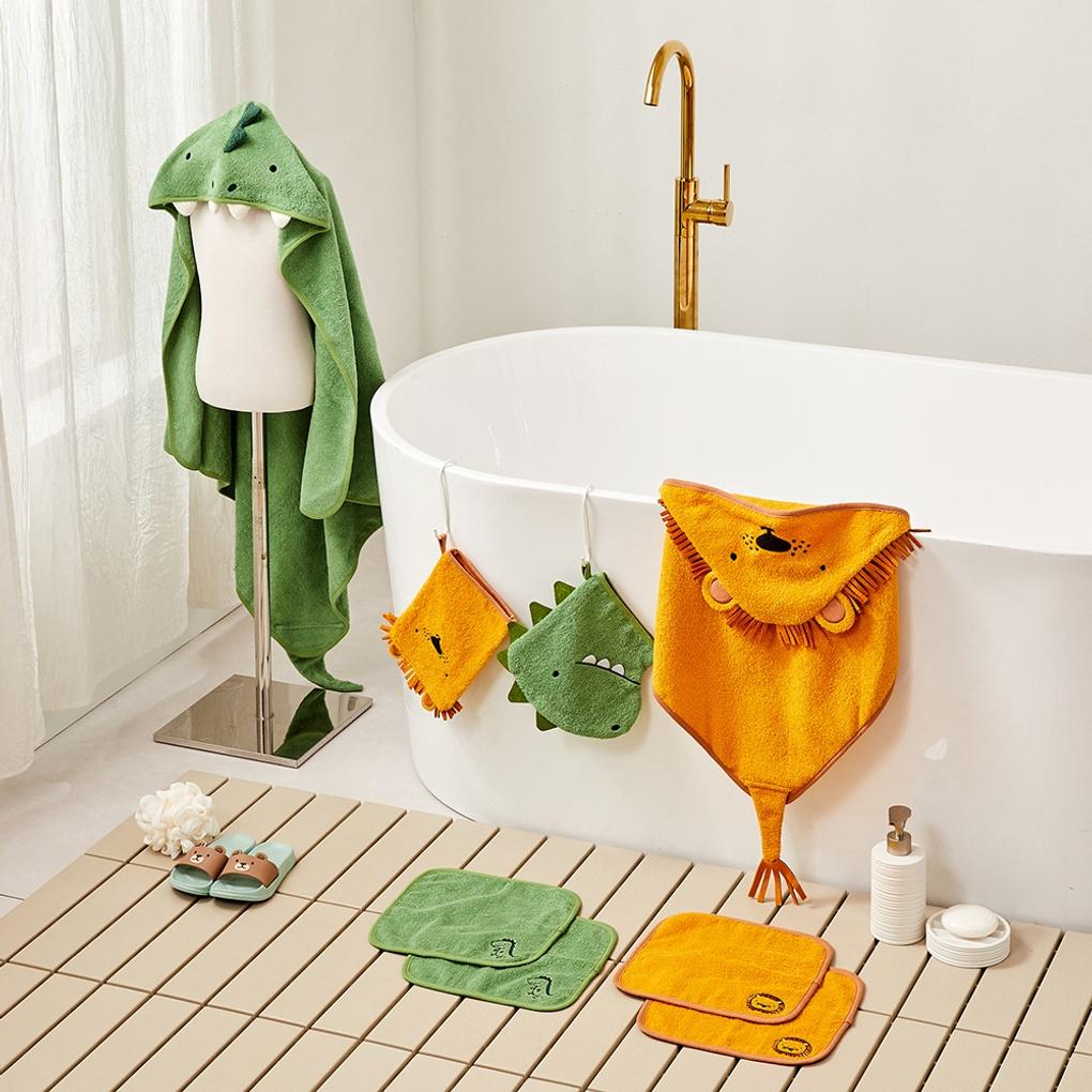 Happy Lion Handkerchief 2-piece Set (25*25)_KB0124004