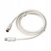 Tv-Video Cable, White, 1.5 (Bmf01) Dpm 1 Pc