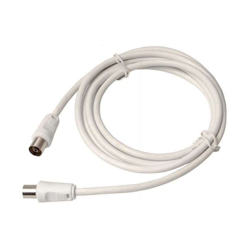 Tv-Video Cable, White, 1.5 (Bmf01) Dpm 1 Pc