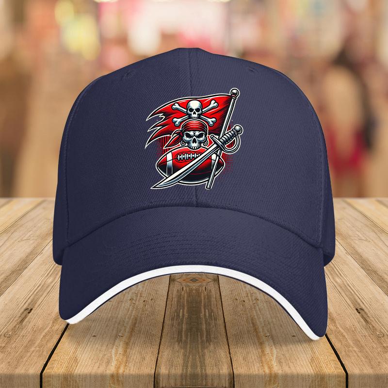 Woven fabricTampa Bay Pirates Baseball Cap Lightweight Breathable Unisex Sport Hat with Skull Swords Graphic