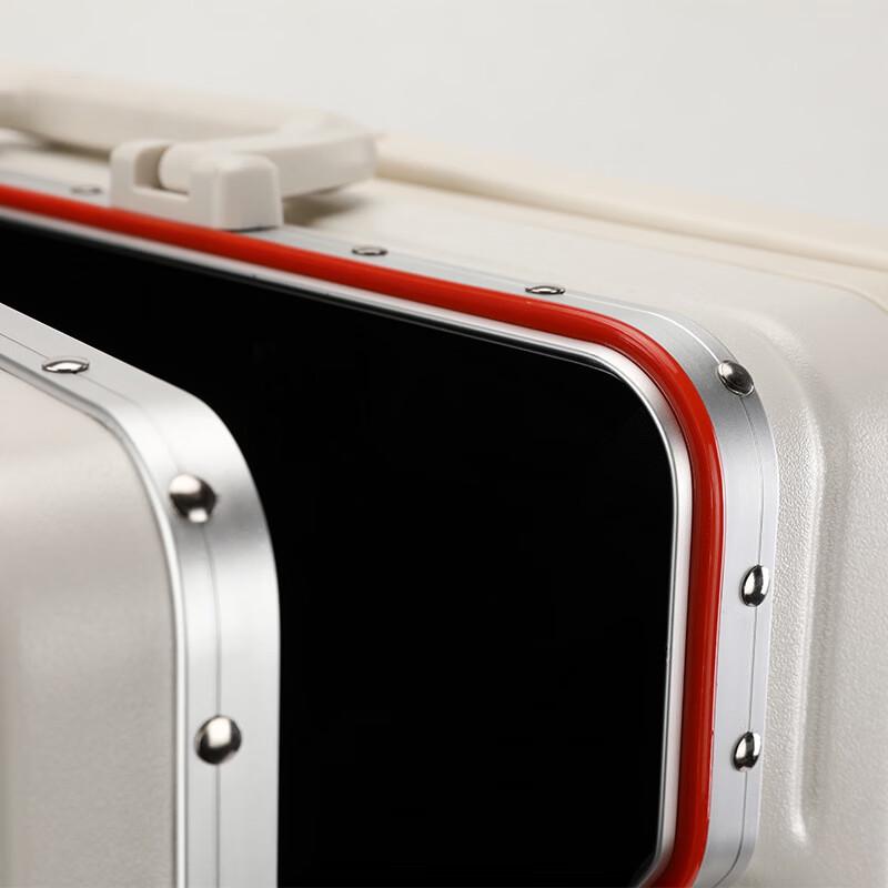 YISHIDUN Aluminum Frame USB Charging Luggage