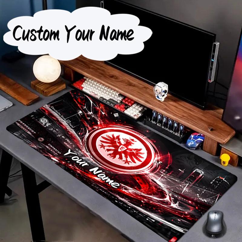 Custom Name Mouse Pad Eagle Crest Frankfurt Emblem Mouse Pad, Gaming Mouse Pad, Keyboard Pad, Desk Decor for Computer Notebook Fan Birthday Gift