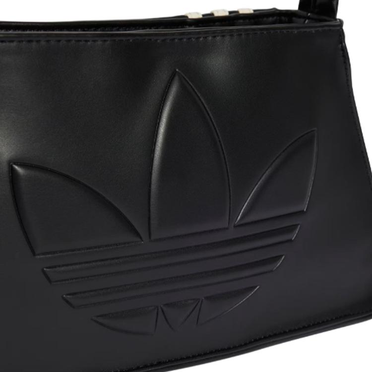 Adidas Originals Trefoil Polyurethane Shoulder Bag Women's Black JC6001