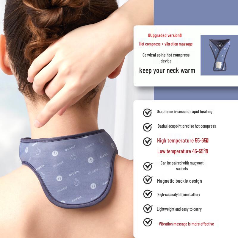 

CLORIS Graphene Neck Massager with Heat Therapy