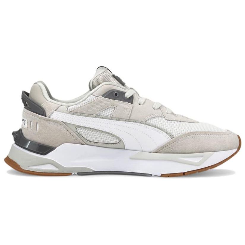 Puma Mirage Sport Fabric Earth Tones Retro Comfortable Low-Top Lifestyle Sneakers Unisex sneakers Gray White 387275-01