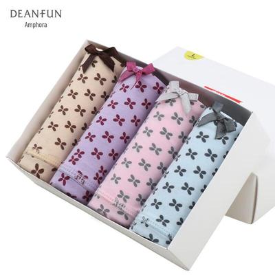 Butterfly Anfen Women's High-Waist Cotton Tummy Control Boxer Briefs