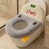 Thickened Toilet Seat Cover Universal Bathroom Toilet Pad Cozy Warm Toilet Cushion  Home Bathroom