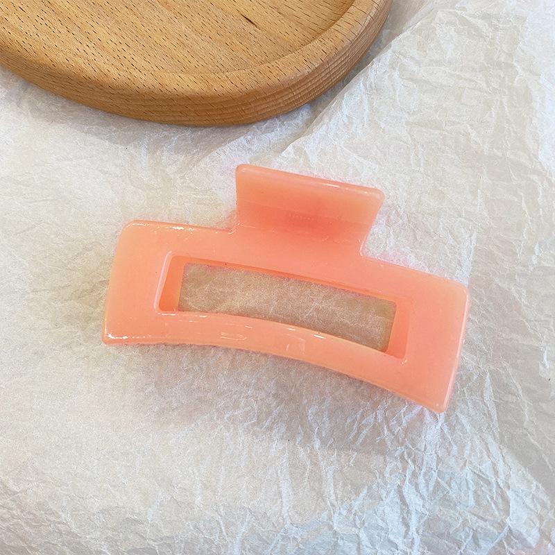 New Claw Clip for Women Tough Colorful Plastic Hair Claw Large Size Hair Clamps Claw Clip Crab Chic Hair Accessories Gift