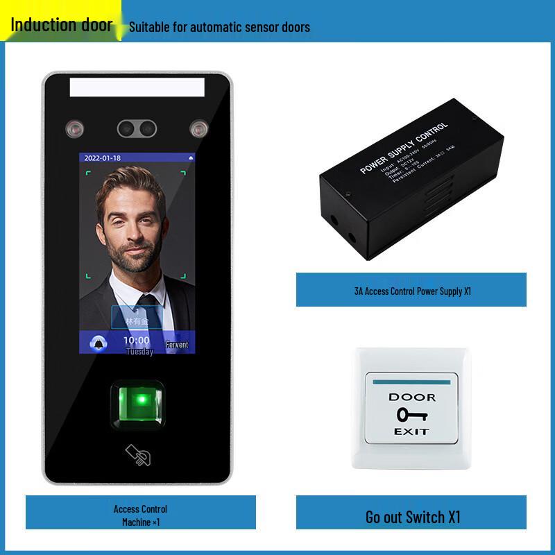 

Dynamic Face Recognition Access Control System CN plug (adapter included)