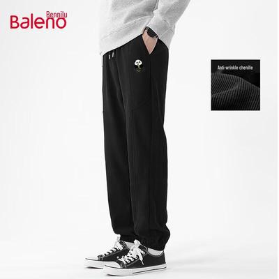 Baleno Herren Schwergewicht Chenille Retro Jogginghose