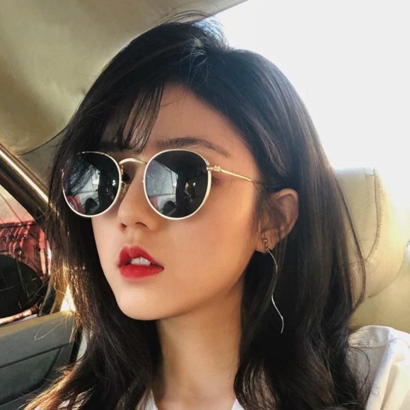 Polarized Minimalist Metal Round Sun Glasses Women Men Simple Fashion Luxury Sunglasses Outdoor Driving Female Male Eyeglasses