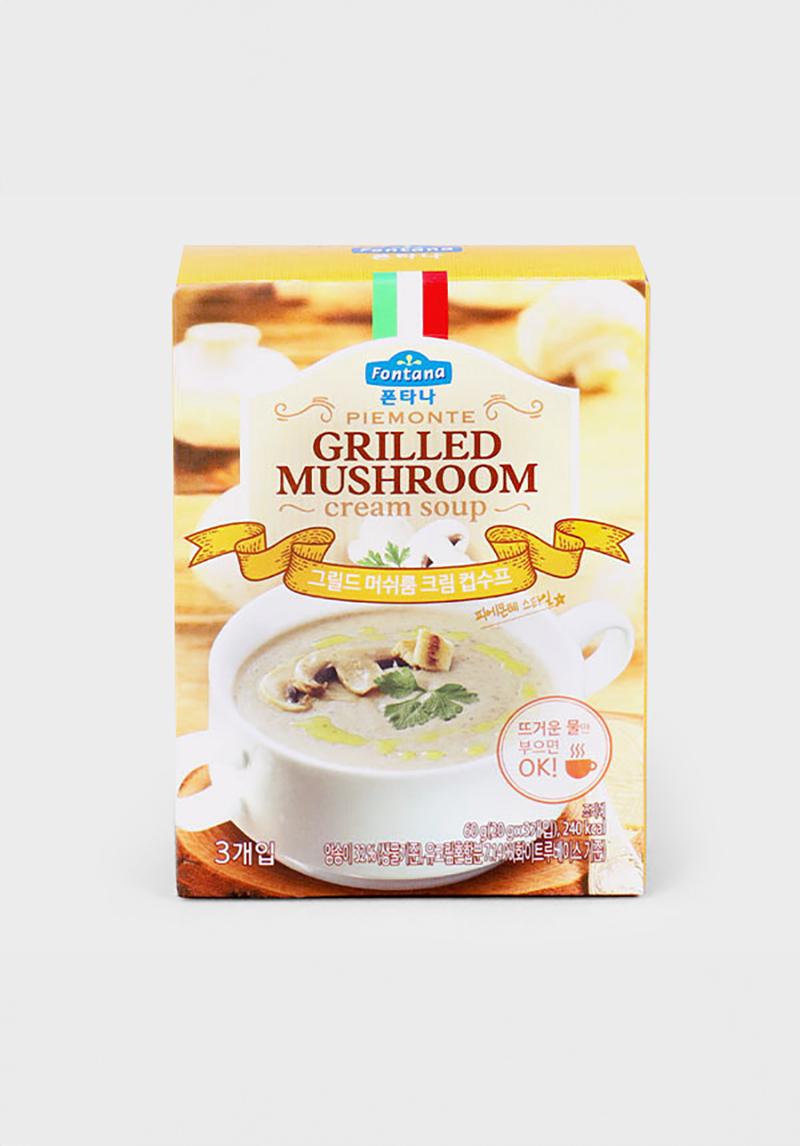 Fontana Piemonte Grilled Mushroom Cream Soup 60g 1ea