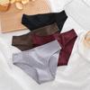 FINETOO Mid-Waist Cotton Panties for Woman Comfort Lingerie Solid Color Underpants Soft Underwear Breathable Briefs