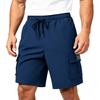 Pantaloncini Cargo Casual da Uomo con Coulisse in Vita e Tasche Multiple Vestibilità Rilassata Leggeri da Cinque Pollici per Attività all'Aperto