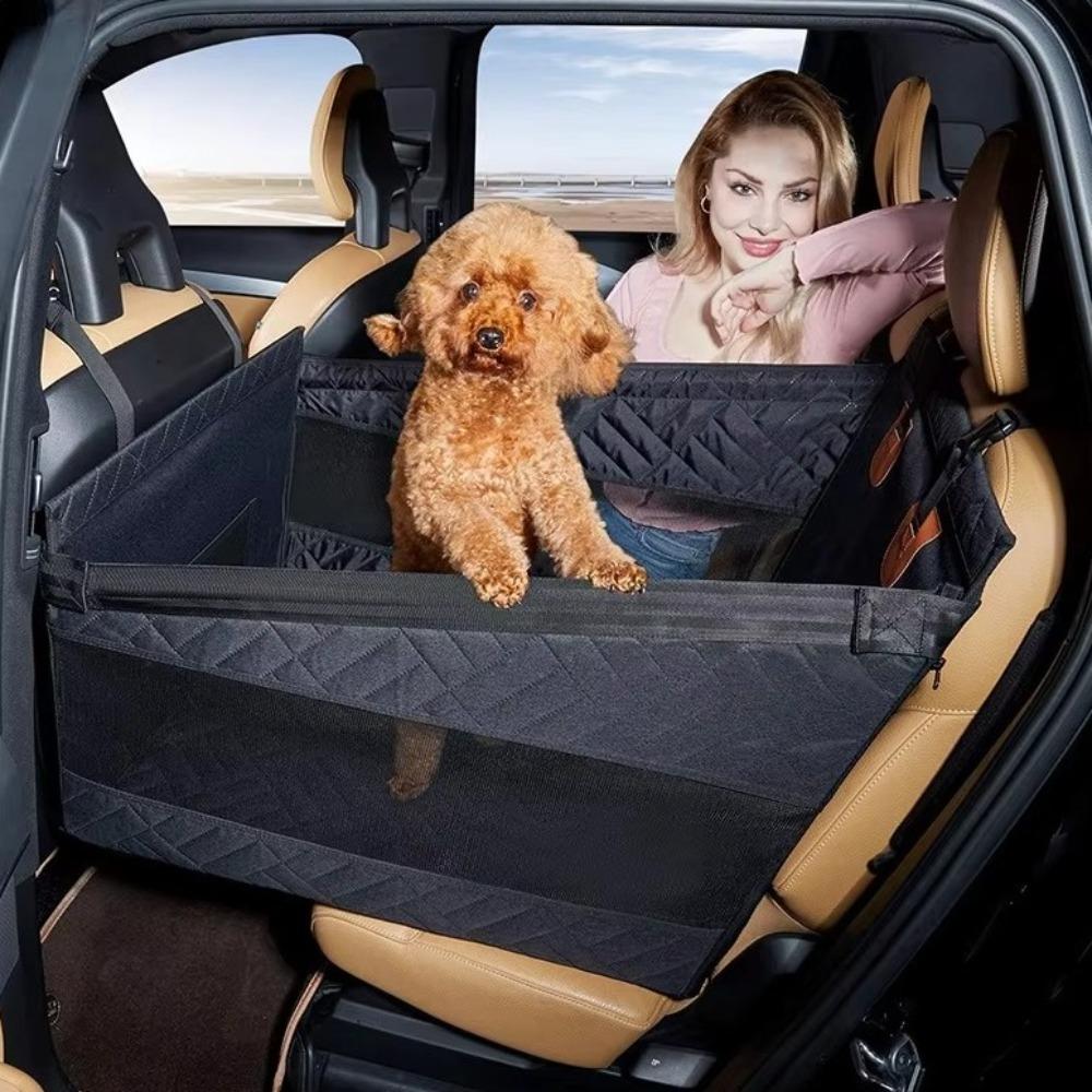 Waterproof Dog Car Seat Universal Pet Car Seat Cover Adjustable Car Seat Basket  Family Travel