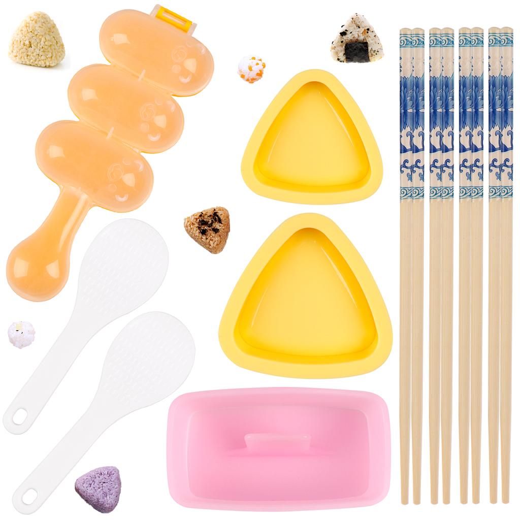 Sushi Mold Rice Ball Mold Set Sushi Shake Rice Ball Mold Sushi Maker Tool Set Ri