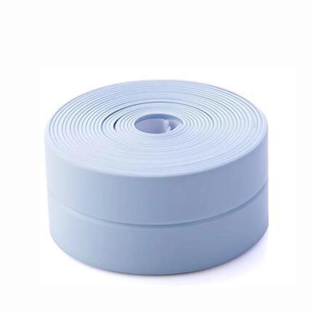 

Bathroom Stickers Shower Sink Bath Sealing Strip Tape White PVC Self adhesive Waterproof Wall Sticker for Bathroom Kitchen 1m небесно-голубой