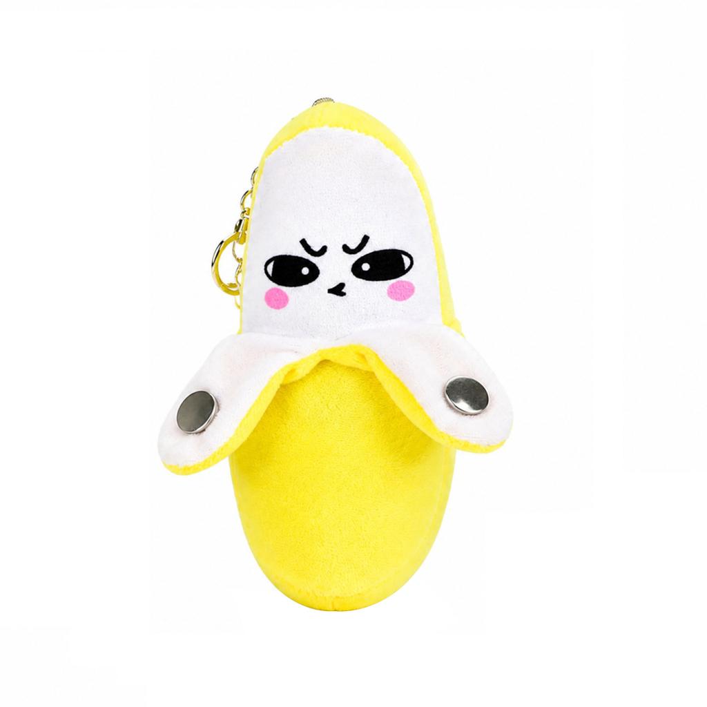 Plush Toy Musical Instrument with Human Body Sensor Soft Stuffed Animal Keychain for Interactive Play and Sensory Stimulation