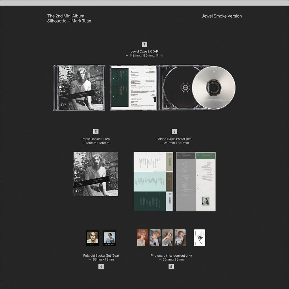 [Pre-orer] Mark Tuan [Silhouette] Jewel Ver. (Sunset Ver. / Smoke Ver.) + Free Gift