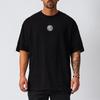 Do The Work  Oversized Mens Dropped Shoulder Bodybuilding Fitness Workout Mesh Summer Loose Quick Dry Gym Sports Printed T-shirt