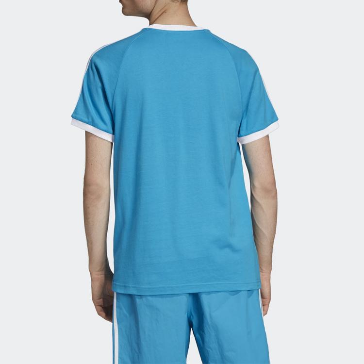 Men's T-Shirt Adidas Originals 3 Stripes T Shirt Men's Blue