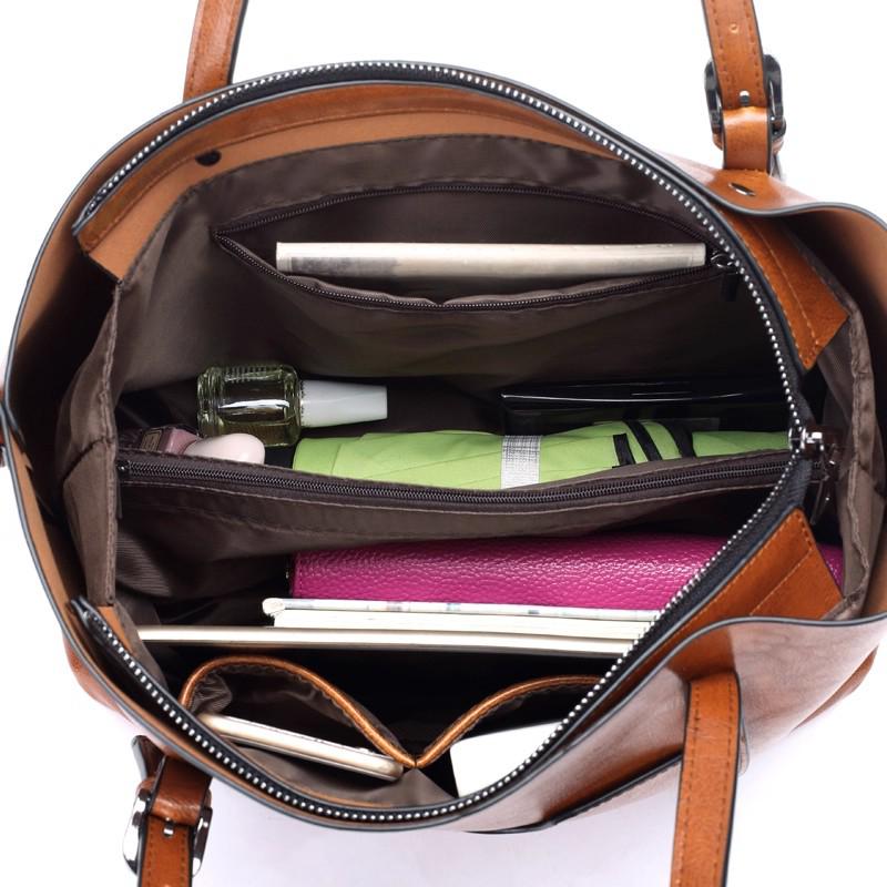 2025 Trendy Women's Genuine Leather Shoulder Tote - Soft, Versatile, Large Capacity Handbag with Crossbody Option