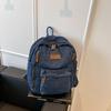 Schulrucksack Retro Denim Rucksack männlich und weiblich Paare Klasse Reise Freizeit Fauler Stil Japanisch und Koreanisch Trendiger vielseitiger Rucksack weiblich