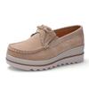 Spring Women Flats Shoes Platform Sneakers Slip On Flats Leather Suede Ladies Loafers Casual Shoes Women Loafers Shoes F65