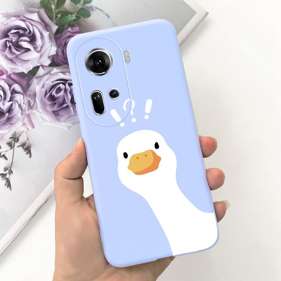 For Oppo Reno 11 5G Case CPH2599 Cute Fashion Painted Cover Soft Silicone Phone Case For Oppo Reno11 Pro Reno 11F Reno11 F Shell