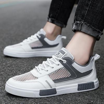 Men's Sneakers Mesh Breathable Casual Shoe Outdoor Comfort Running Shoes for Men Vulcanized Shoes Lace Up Flats Tenis Masculino
